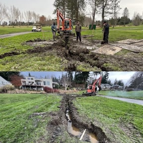 Drainage #18 tee complex